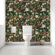 Peel and Stick Wallpaper Boho Wall Paper Removable Green Floral Contact Paper for Bedroom, Bathroom, Kitchen 17.3“ x 118”