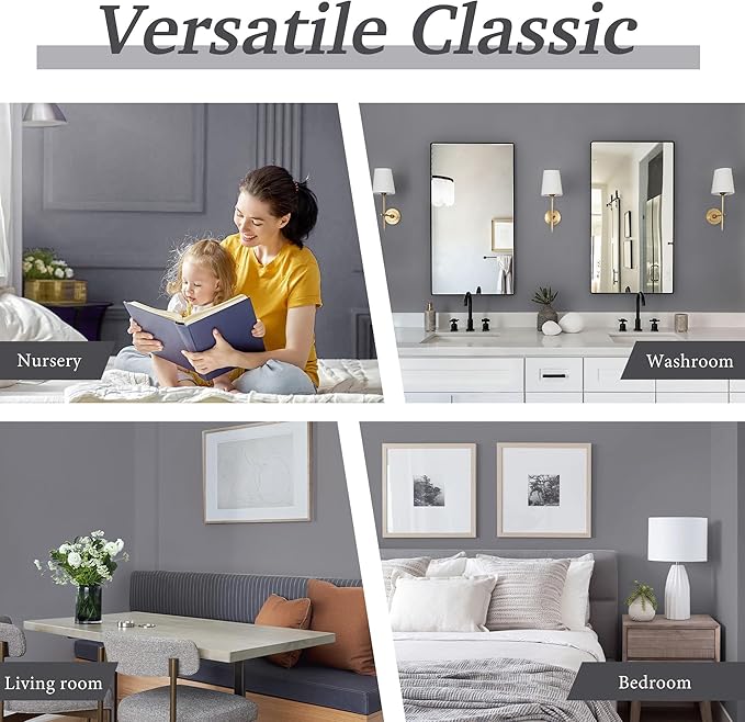 Dimoon 17.7''x393'' Peel and Stick Wallpaper Grey Contact Paper for New Environmentally Friendly Materials Thickening Upgrade Embossed Renter Friendly Gray Wall Paper Modern Vinyl Countertop Bedroom