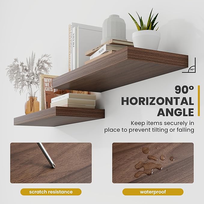16 Inch Floating Shelves, 9.3