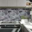 VEELIKE 15.7''x118'' Grey Brick Wallpaper Peel and Stick 3D Textured Faux Brick Wall Paper Self Adhesive Removable Waterproof Rustic Brick Contact Paper for Walls Bedroom Backsplash Cabinet Backdrop