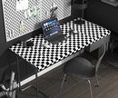 Modern Peel and Stick Wallpaper Black and White Mosaic Checkered Contact Paper 17.7