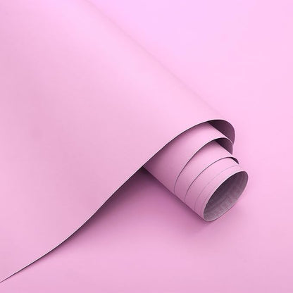 15.7"x118" Pink Wallpaper Contact Paper Pink Peel and Stick Wallpaper Lavender Self Adhesive Contact Paper for Cabinets Girls Bedroom Wallcovering Furniture Countertop Vinyl Roll