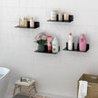 12 Inches Black Wall Shelves Set of 4, Acrylic Floating Shelf for Wall, Wall Mounted Display Shelf for Bedroom, Living Room, Funko Pop Shelves, Smart Speaker, 4 Pack