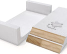 White Floating Shelves for Wall Shelf for Bedroom, Waterproof Solid Wood Floating Shelves Bathroom，Small Relief Textures, Suitable for Bedroom, Living Rooms, Kitchens, Office, and Bathroom