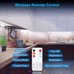 LAFULIT 10 PCS Under Cabinet Lights Kit, Stick on Lights, Flexible Led Strip Lights with Remote and Power Adapter,for Kitchen Cabinets Shelf Desk Counter Corner, 6000K Daylight White, 16.4ft