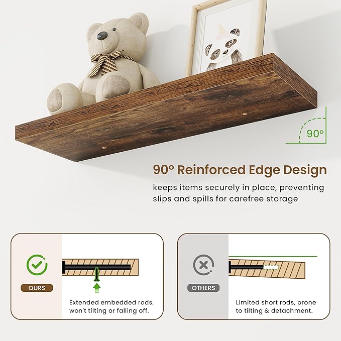 Marsmiles 30in Floating Shelves for Wall, 30