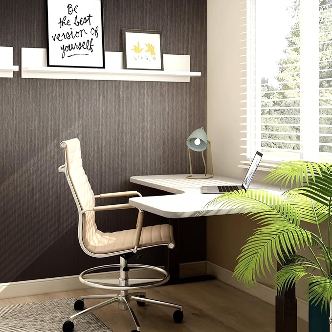 Dark Brown Peel and Stick Wallpaper 15.7