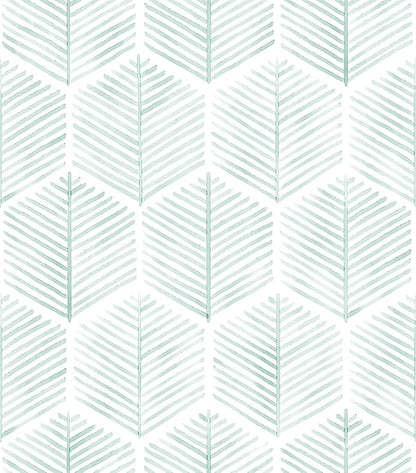 MelunMer Modern Peel and Stick Wallpaper Boho Contact Paper for Cabinets/Drawers 591In L 17.3In W Self Adhesive Removable Wallpaper for Bedroom/Bathroom Waterproof Geometric Contact Paper Green/White