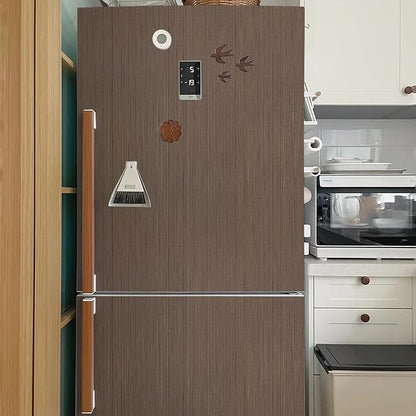 Grasscloth Peel and Stick Wallpaper 15.7" X 120" Self-Adhesive Textured Contact Paper Brown Faux Grasscloth Removable Wallpaper for Cabinets Counter Top Liners