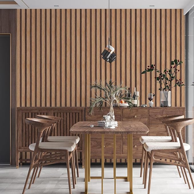 Yun-aeon Natural Wood Peel and Stick Wallpaper Wood Slats - 17.3