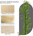Bamboo Wall Panels for Interior Wall Decor: Natural Flexible Pole Wrap Decorative Wall Panel, Wainscoting Wall Cladding Paneling for Living Room,Bedroom,Office,Ceiling,Kitchen 2.3ft X 8ft
