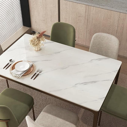 JSEVEM 48"×79" Extra Wide Thick White and Grey Marble Wallpaper Peel Stick (Sample) Waterproof White Gray Marble Contact Paper Vinyl Glossy Adhesive Granite Tile Sticker for Kitchen Table Countertops