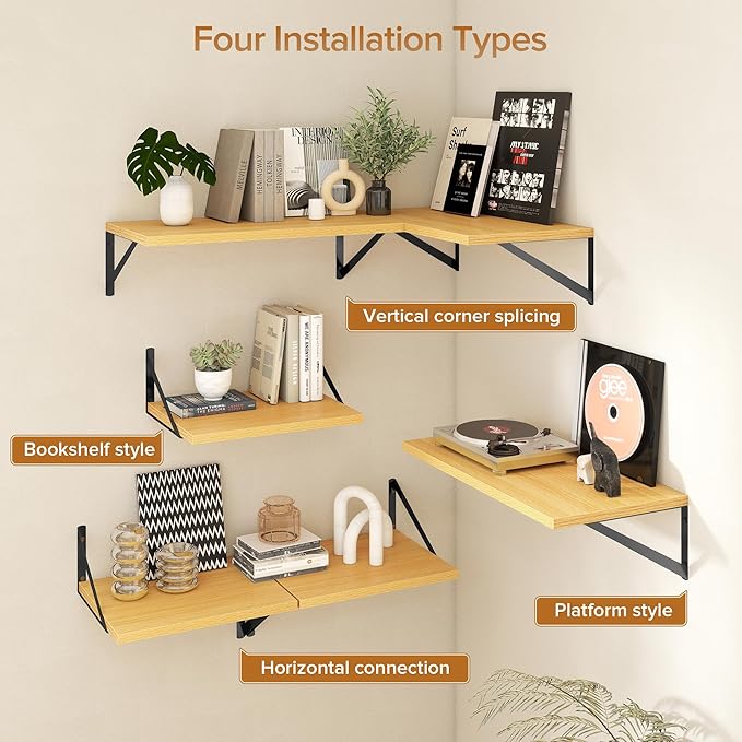 Deep Floating Shelves Wall Mounted, 30