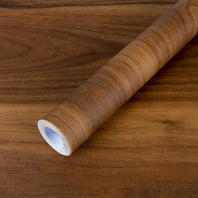 COSNIGHT Wood Grain Contact Paper, Vintage Peel and Stick Wallpaper 15.7''x196'', Removable Natural Matte Wall Paper for Countertops, Cabinets and Drawers