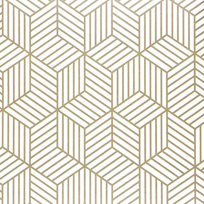 WENMER Geometric Hexagon Peel and Stick Wallpaper - 17.7 Inch x 472 Inch, Removable Self-Adhesive Vinyl Film for Bedroom, Bathroom, Shelf, Cabinet, Drawer