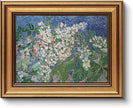 HUARCEY Gold Framed Vintage Wall Art for Living Room, Flowers Painting Canvas Prints Shelf Decor for Kitchen, Van Gogh Bedroom Wall Art, Christmas Gifts for Friends or Family ( Chestnut Branches 8