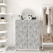 17.3”x480” Black and White Polka-Dot Wallpaper Self-Adhesive Contact Paper Moire Dot Peel and Stick Decorative Wallpaper Spots Contact Paper for Walls Bedroom Living Room Nurseryls
