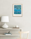 HesenDot Unframed Claude Monet Wall Art Set of 3,12x16in Water Lilies Impressionist Canvas Prints,Abstract Posters Decor,Minimalist Modern Artwork for Living Room Bedroom Office Home