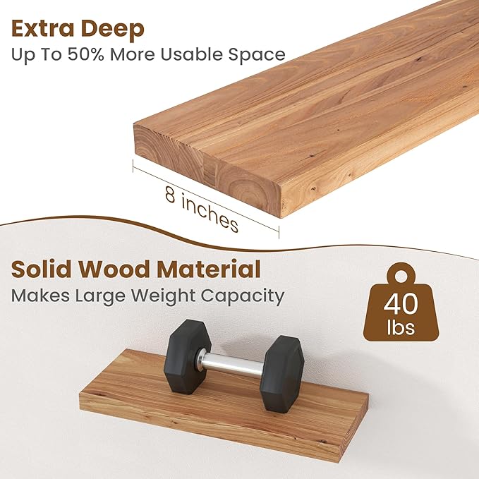 Floating Shelves for Wall Decor, 8