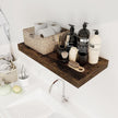 12 Inch Deep Floating Shelves, 24 x 12 Floating Shelf for Books, Rustic Wood Deep Wall Shelves for Home Storage & Display, 2