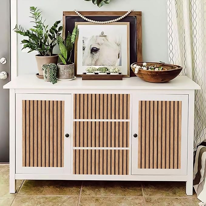 Yun-aeon Natural Wood Peel and Stick Wallpaper Wood Slats - 17.3