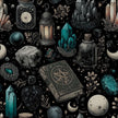 FLFK Mystic Dark Fantasy Peel and Stick Wallpaper - 16