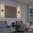 Modern LED Wall Sconces, Hardwired Wall Sconces, 3000K Warm Light Wall Lamp,Black Wall Light Fixtures for Living Room, Bathroom, Bedroom