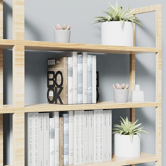 Book Ends,BookEnds Supports for Bookrack Desk,Bookend are Used for Books, Unique Appearance Design,Heavy Duty