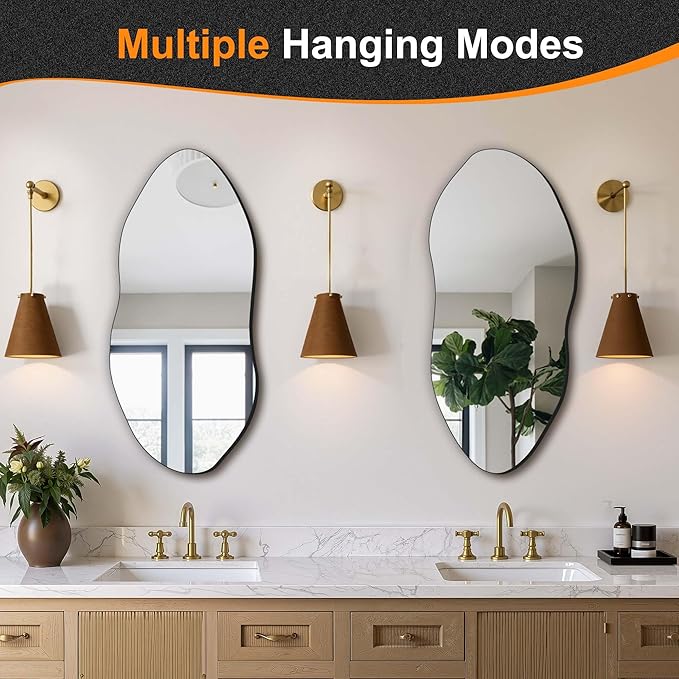 Delma Irregular Wall Mirror,32