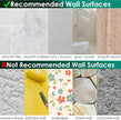Upgraded Adhesive Hooks for Wall Mount, Self-Adhesive Corner Shelf Shower Caddy, Waterproof Bathroom & Kitchen, Wire Hook 12 Pack