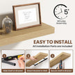 72 Inch Floating Shelves for Wall 2 Pack, 72