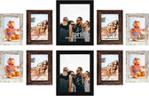 LUCKYLIFE Picture Frame Set 10-Pack, Gallery Wall Frame Collage with 8x10 5x7 4x6 Frames in 3 Different Finishes