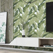 Peel and Stick Wallpaper Green Leaves Tropical Palm Wallpaper 16.1