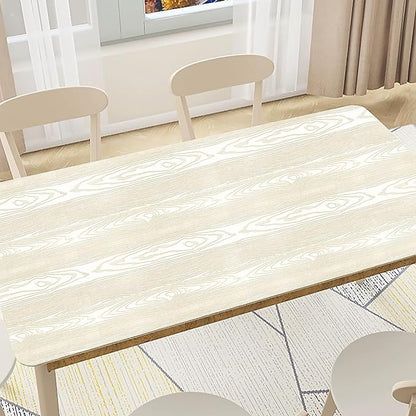 Yun-aeon Beige and Gold Wood Contact Paper 17.3"x80" Rustic Wooden Peel and Stick Wallpaper Removable Self-Adhesive Wallpaper Wood Grain Contact Paper for Countertops Cabinets