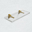 Clear Acrylic Shelves for Wall Storage, 6