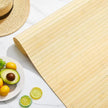 Juexica 3 Pcs Natural Bamboo Wall Panel for Interior Wall 48''x96'' Bamboo Covering Renewable Pole Wainscoting Room Divider Wrap Decor for Bedroom Living Room Kitchen Island Office (Raw)