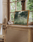 InSimSea Framed Canvas Wall Art Vintage Decor, Landscape Wall Art, Wall Art for Living Room, Summer Hyacinths Vintage Prints Wall Decorations for Living Room Bedroom Office, 9