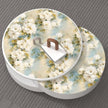 Floral Wallpaper Peel and Stick Vintage Beige Flowers Contact Paper Vinyl Waterproof Self Adhesive Removable Green leaf Modern Wall Murals for Bedroom Walls Shelves Cabinet Decoration 17.5