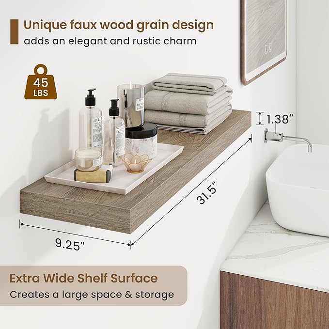 32in Floating Shelves for Wall, 32