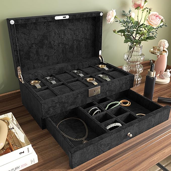 LACHEERY Velvet Wallpaper Black Velvet Peel and Stick Wallpaper 15.8