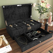 LACHEERY Velvet Wallpaper Black Velvet Peel and Stick Wallpaper 15.8