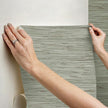 NuWallpaper Green Grassweave Peel and Stick Wallpaper, NUS4993