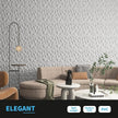 Art3d 50-Pack 3D Wall Panels for Interior Wall Decor, Modern Diamond Textured Accent Wall Paneling for Gaming Living Room TV Wall Background, 12 x 12 inch White
