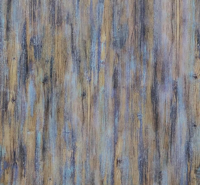 CiCiwind Wood Wallpaper Purple Blue Contact Paper 393.7”x17.7”Peel and Stick Wallpaper Self-Adhesive Removable Wall Paper for Walls Covering Cabinets Shelf Drawer Decorative Paper Vinyl Film