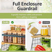 Magnetic Shelf for Fridge: Fruit Potato and Onion Storage Bin - Magnetic Spice Rack for Refrigerator & Kitchen Counter - Pantry Organizers and Storage