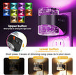 L LOHAS LED Night Light, RGB Bubble Night Lights Plug into Wall, 2 Pack 10-Color Change Night Light,Dimmable Nightlights with Dusk to Dawn Sensor for Rooms Bathroom Hallway