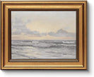 HUARCEY Gold Framed Vintage Wall Art for Living Room, Landscape Painting Prints Shelf Decor for Kitchen, Aesthetic Coastal Bedroom Wall Art, Christmas Gifts for Friends or Family ( Sea or Sky - 8