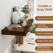 Floating Shelves 36 Inch Long, 12 Inch Deep Floating Shelves for Wall, 36 x 12 Shelves for Wall Storage & Display, 2