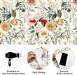 Livebor Vintage Floral Peel and Stick Wallpaper Floral Contact Paper 16.9