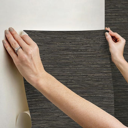 RoomMates Dimensional Grasscloth Peel and Stick Wallpaper, RMK12685PLW